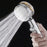 High-Pressure Shower Head Handheld Turbo Fan 360-degree Spinning Water Saving Hydro Jet Shower Head with Filter - Purple - 6