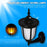 96-LED Outdoor Wall Lamp Solar Simulation Flame Light Waterproof Garden Yard Balcony Decorative Light - 5