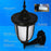 96-LED Outdoor Wall Lamp Solar Simulation Flame Light Waterproof Garden Yard Balcony Decorative Light - 6