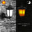96-LED Outdoor Wall Lamp Solar Simulation Flame Light Waterproof Garden Yard Balcony Decorative Light - 7