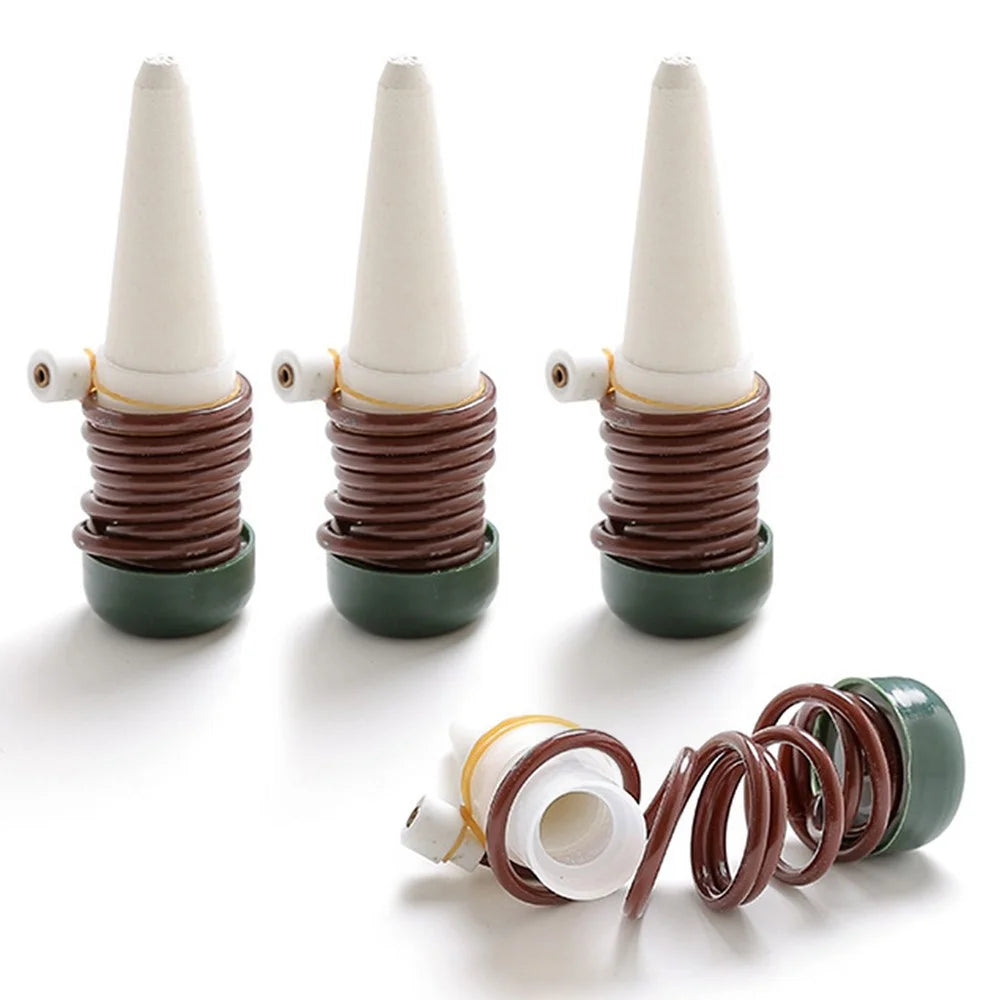 880112 4Pcs Ceramic Self-Watering Dripper Flower Pot Root Deep Drip Irrigation Tool Bonsai Plants Automatic Watering Device - 1