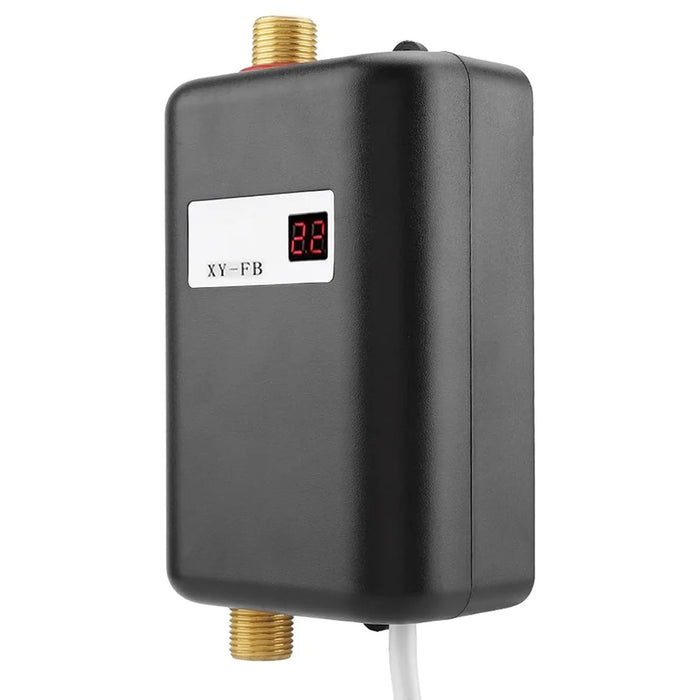 Kitchen Mini Fast Heating Electric Water Hearer Constant Temperature Instant Water Heater, 3800W EU Plug 220V - Black - 3