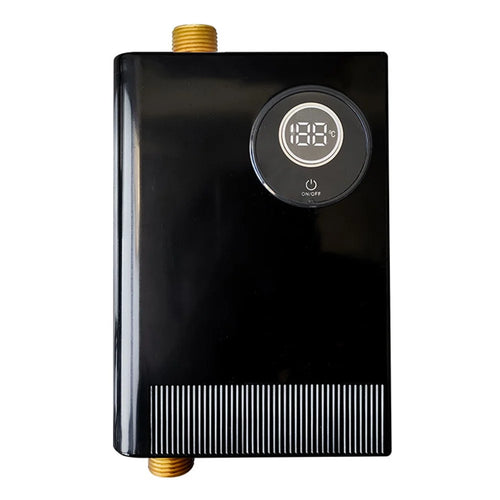 Kitchen Mini Electric Water Hearer Constant Temperature Instant Water Heater, 3800W EU Plug 220V - Black - 1