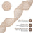 75mm Width Artificial Burlap Ribbon with Wired Edge Christmas Gift Packing DIY Crafts Wrapping Material - 2