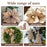 75mm Width Artificial Burlap Ribbon with Wired Edge Christmas Gift Packing DIY Crafts Wrapping Material - 3