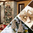 75mm Width Artificial Burlap Ribbon with Wired Edge Christmas Gift Packing DIY Crafts Wrapping Material - 5