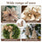 25mm Width Artificial Burlap Ribbon with Wired Edge Christmas Gift Packing DIY Crafts Wrapping Material - 3