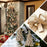 25mm Width Artificial Burlap Ribbon with Wired Edge Christmas Gift Packing DIY Crafts Wrapping Material - 5
