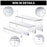 Transparent Acrylic 3-Tier Wine Bottle Holder Rack Display Shelf for Mugs Vases Organization - 4