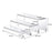 Transparent Acrylic 3-Tier Wine Bottle Holder Rack Display Shelf for Mugs Vases Organization - 5