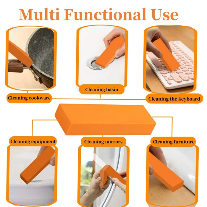 Stainless Steel Scratch Limescale Eraser Rubber Rust Cleaning Eraser for Knives & Pans Kitchen - 5