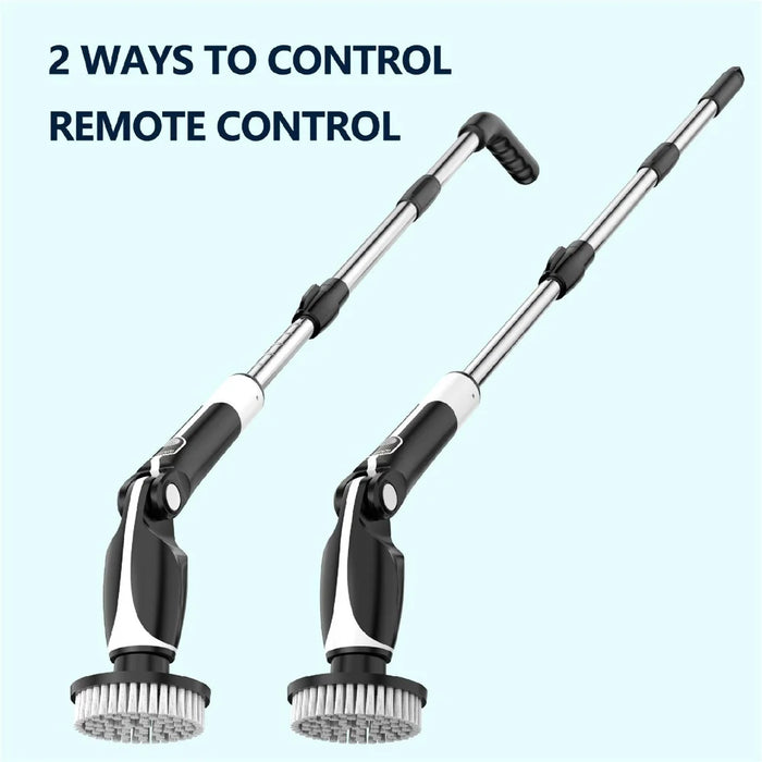Electric Scrubber for Cleaning Spin Scrubber with Long Handle and 8 Replaceable Brush Heads - 6