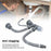 Double Kitchen Sinks Drain Kit Flexible Sink Drain Pipe with Anti-Odor Sealing - 2