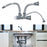 Double Kitchen Sinks Drain Kit Flexible Sink Drain Pipe with Anti-Odor Sealing - 4