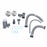Double Kitchen Sinks Drain Kit Flexible Sink Drain Pipe with Anti-Odor Sealing - 7