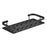 Bathroom Aluminum Shelf Shower No Drill Wall Mounted Organizer Rectangular Storage Rack - Black - 1