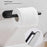 Kitchen Paper Towel Holder Stainless Steel Wall Mounted Cabinet Tissue Storage Rock Hanging Roll Dispenser - Black - 5