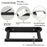 Kitchen Paper Towel Holder Stainless Steel Wall Mounted Cabinet Tissue Storage Rock Hanging Roll Dispenser - Black - 7