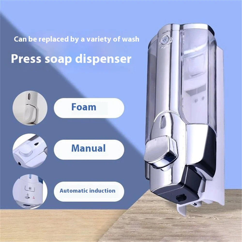 Wall Mounted Hand Soap Dispenser 350ML Shower Pump Dispenser for Hotel / Kitchen / Bathroom - 3