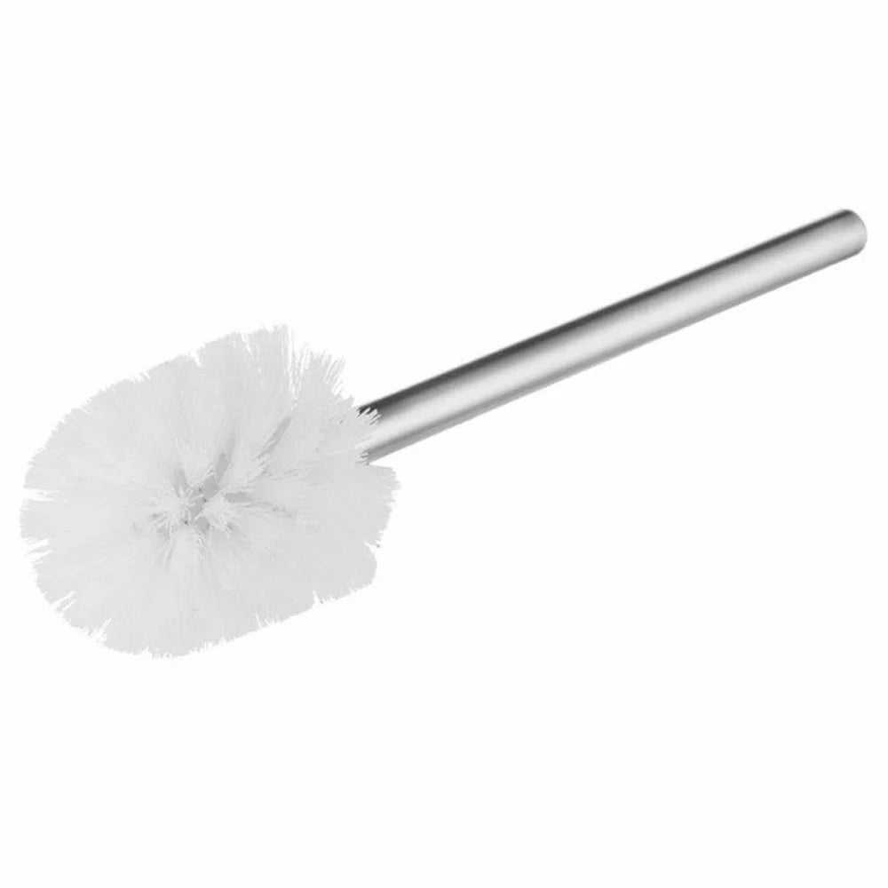Stainless Steel Toilet Brush with Storage Base Bathroom Cleaning Tool Dense Bristles for Home / Hotel / Restroom - 2