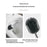 Silicone Toilet Brush Set with Stand Wall Mounted Long Handle Cleaning Brush for Bathroom - 4
