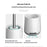 Silicone Toilet Brush Set with Stand Wall Mounted Long Handle Cleaning Brush for Bathroom - 5