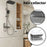 Shower Wall Hair Catcher Bathroom Bathtub Drain Protector Hair Collector Anti Clog Device For Home Use - Cat Ears  /  White - 2
