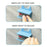 Shower Wall Hair Catcher Bathroom Bathtub Drain Protector Hair Collector Anti Clog Device For Home Use - Cat Ears  /  White - 4