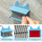 Shower Wall Hair Catcher Bathroom Bathtub Drain Protector Hair Collector Anti Clog Device For Home Use - Cat Ears  /  White - 6