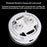 Toilet Tank Flush Button Dual Push Universal Seat Press Round Switch for Bathroom, Size L - White - 4