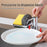 Kitchen Sink Dishwashing Liquid Dispenser Sponge Holder Drain Shelf 360 Degree Rotatable Dish Soap Dispenser - Black - 4