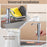 Kitchen Sink Dishwashing Liquid Dispenser Sponge Holder Drain Shelf 360 Degree Rotatable Dish Soap Dispenser - Black - 5