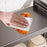 60cm Multifunctional Kitchen Microwave Oven Top Rack Carbon Steel Countertop Storage Shelf with 6 Hooks - 3