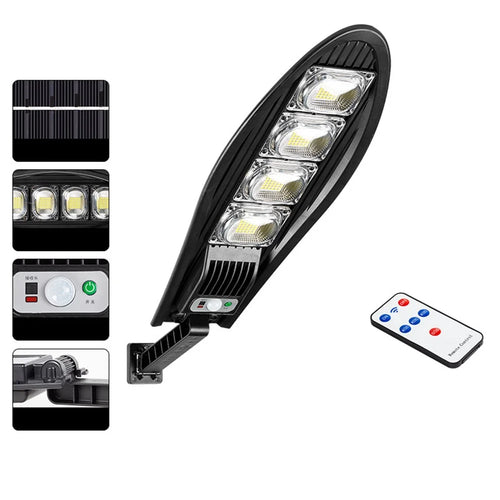 W779B LED Solar Lamp Wall Street Light Super Bright PIR Motion Sensor Security Lamp for Outdoor Garden - 1