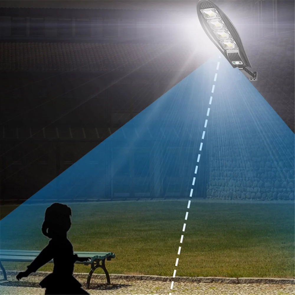 W779B LED Solar Lamp Wall Street Light Super Bright PIR Motion Sensor Security Lamp for Outdoor Garden - 3