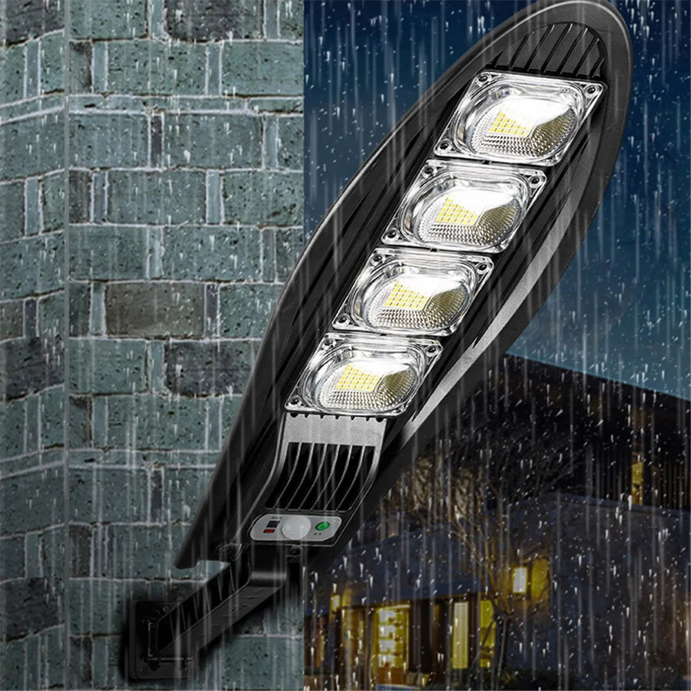 W779B LED Solar Lamp Wall Street Light Super Bright PIR Motion Sensor Security Lamp for Outdoor Garden - 4