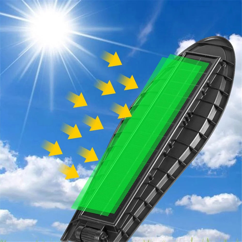 W779B LED Solar Lamp Wall Street Light Super Bright PIR Motion Sensor Security Lamp for Outdoor Garden - 5
