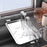 304 Stainless Steel Dish Drying Rack Bowls Plates Cups Cutlery Kitchen Storage Organizer, 36x25.5cm - 4