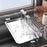 304 Stainless Steel Dish Drying Rack Bowls Plates Cups Cutlery Kitchen Storage Organizer, 46x20cm - 3