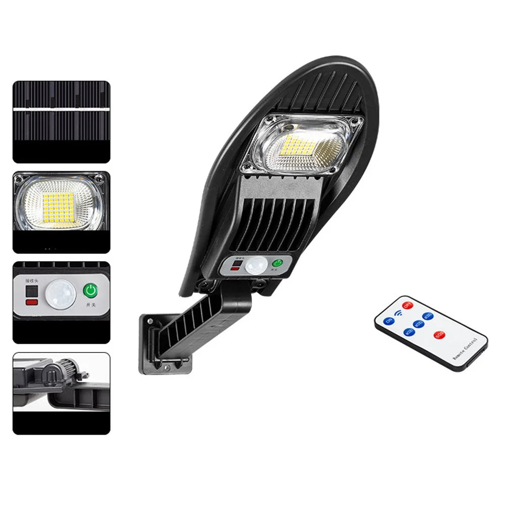 W776B Street Wall Light Outdoor Solar Lamp Motion Sensor Waterproof Night Light for Garden Patio Yard Garage - 1