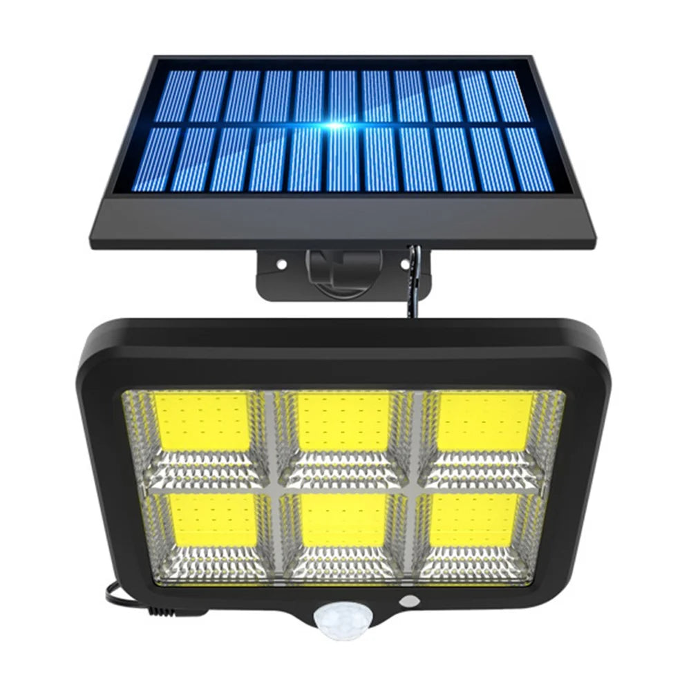 COB 150 LED Solar Light PIR Motion Sensor Wall Lamp Floodlight Waterproof Path Street Lamp Garden Decoration - 1