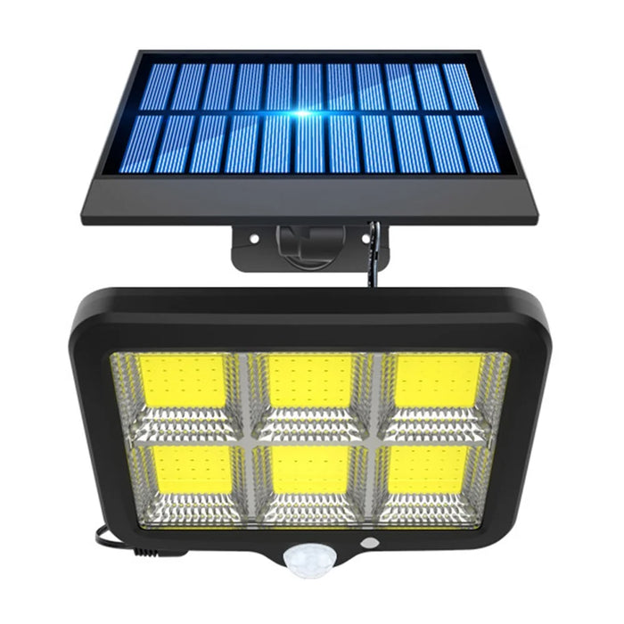 COB 150 LED Solar Light PIR Motion Sensor Wall Lamp Floodlight Waterproof Path Street Lamp Garden Decoration - 1