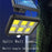 COB 150 LED Solar Light PIR Motion Sensor Wall Lamp Floodlight Waterproof Path Street Lamp Garden Decoration - 2