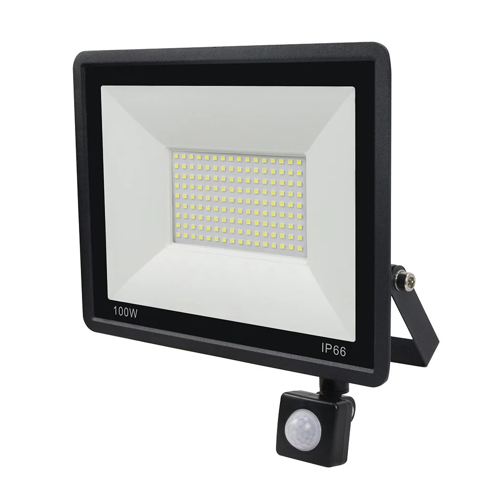 100W 144 LED Outdoor Courtyard Garden Square Floodlight Style B Motion Induction Waterproof Lamp [PIR Sensor] - 3