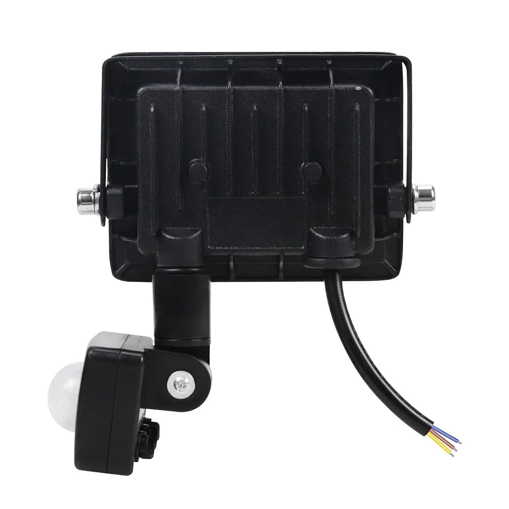 10W 12 LED Motion Induction Floodlight High Brightness Style B IP66 Waterproof Outdoor Lighting [PIR Sensor] - 4