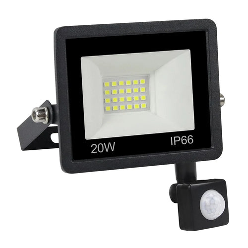 20W 24 LED Wall Reflector Floodlight with Motion Sensor Style B IP66 Waterproof Garden Lamp [PIR Sensor] - 1