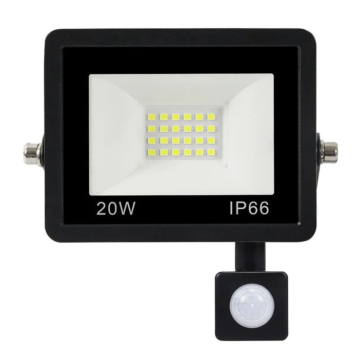 20W 24 LED Wall Reflector Floodlight with Motion Sensor Style B IP66 Waterproof Garden Lamp [PIR Sensor] - 2