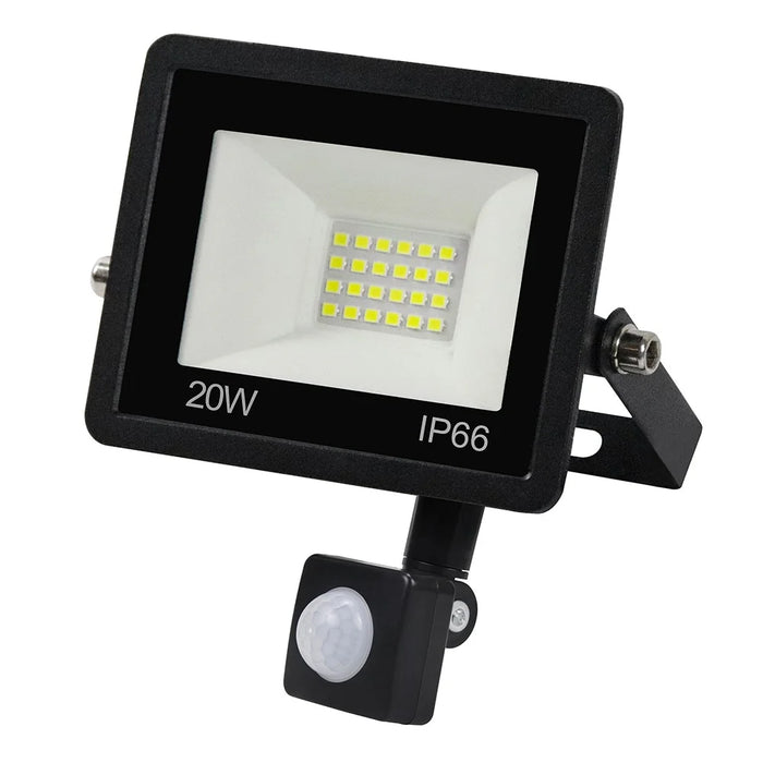 20W 24 LED Wall Reflector Floodlight with Motion Sensor Style B IP66 Waterproof Garden Lamp [PIR Sensor] - 3