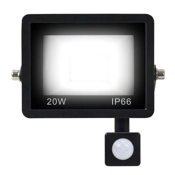 20W 24 LED Wall Reflector Floodlight with Motion Sensor Style B IP66 Waterproof Garden Lamp [PIR Sensor] - 7