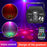 YSH-047 USB LED Pattern Laser Scanning Light USB Remote Voice Control Lamp for Disco KVT Party Show Nightclub - 3